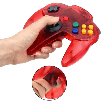 2PCS Wired Gamepad for N64 – Classic Retro Joystick Controllers for Nintendo 64 Gaming Accessories