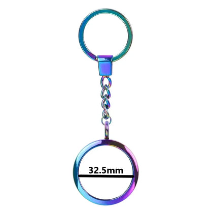 25-40mm Round Openable Reliquary Locket - Photo Memory Pendant, Cremation Ashes Keepsake, Glass Keychain & Memorial Jewelry
