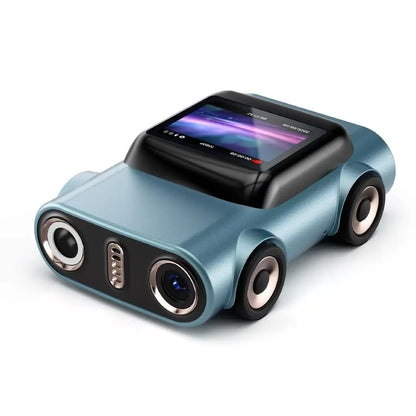 Ourlife Keychain Mini Action Camera - 2K Video Recorder with 1.0-Inch LCD Screen, Memory Support & Retro Design