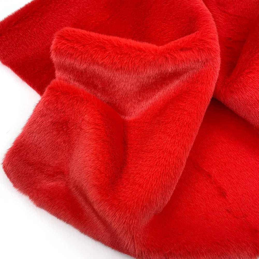 Sewbato Super Soft Artificial Rabbit Fur Fabric – 50x50cm Plush DIY Garment & Craft Material