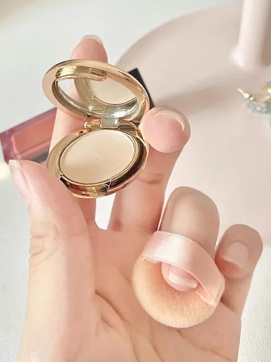 Mini Setting Powder – Long-Lasting Oil Control, Waterproof Matte Concealer Powder for Women’s Makeup
