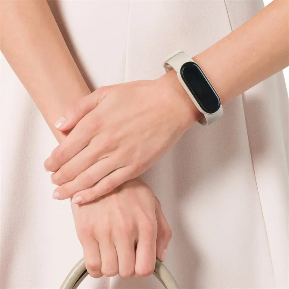 Silicone Strap for Xiaomi Mi Band 3-7 NFC – Sport Replacement Wristband Bracelet