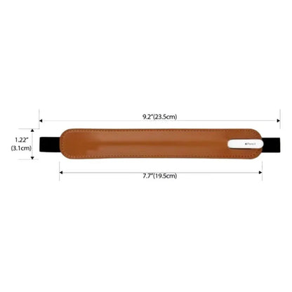 Premium PU Leather Elastic Buckle Pencil Case : Stylish Touch Screen Pen Cover for Office, Meetings, and On-the-Go Carry
