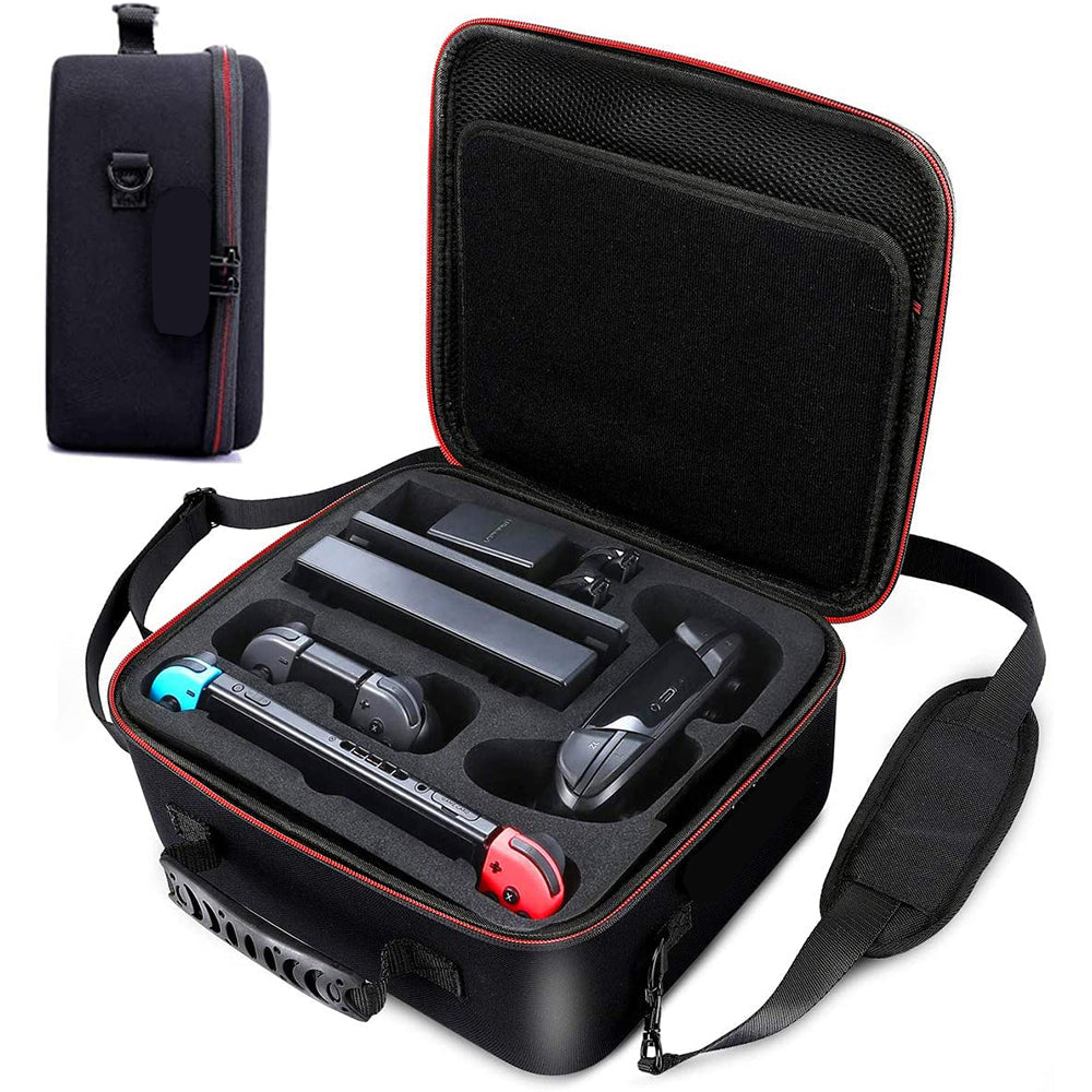 Nintendo Switch OLED Carrying Case - Large Capacity Storage Pouch with Card Slot | Protective Bag for Game Accessories