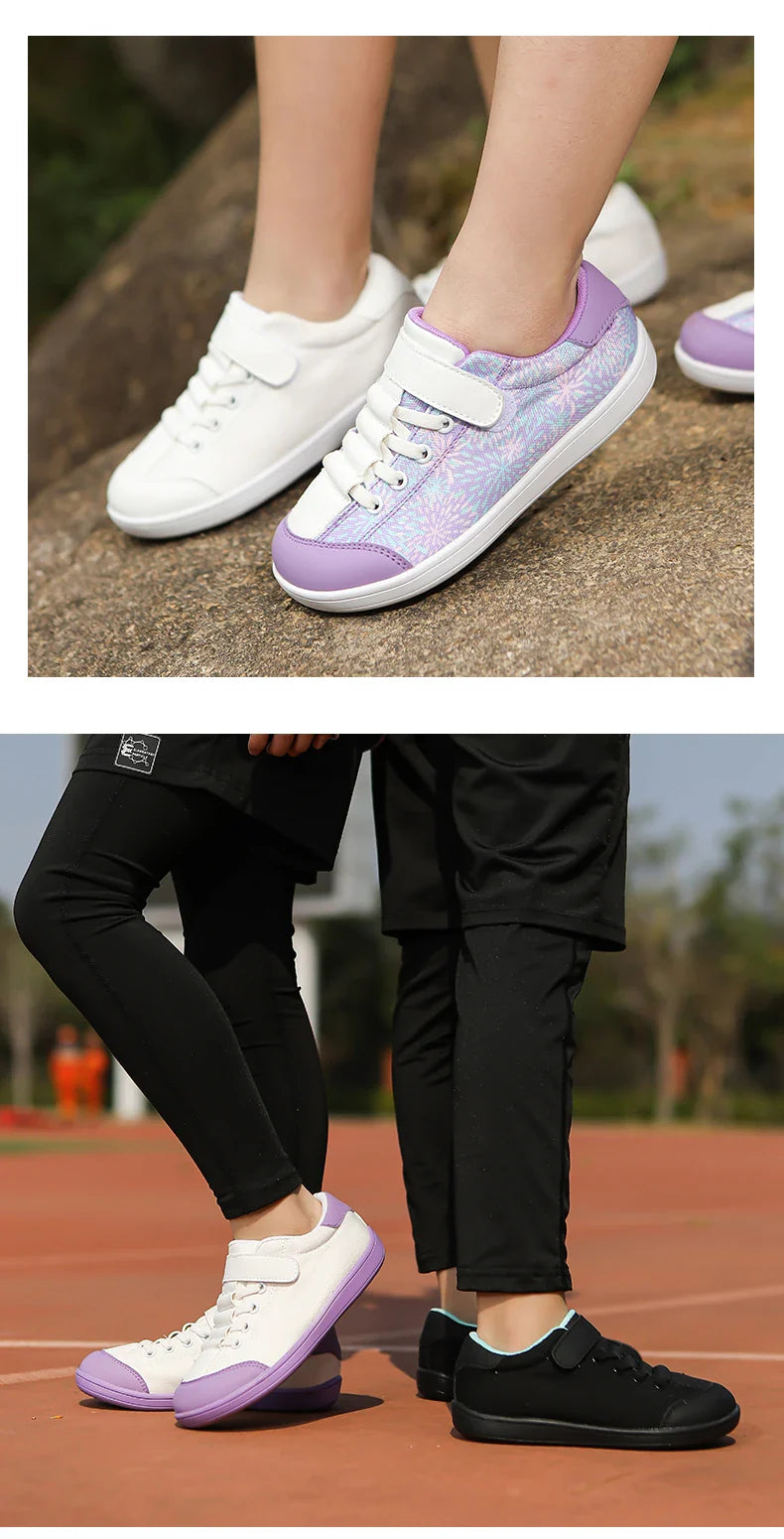 Children's Wide Barefoot Shoes – Anti-Slip Sports & Casual Shoes for Boys and Girls