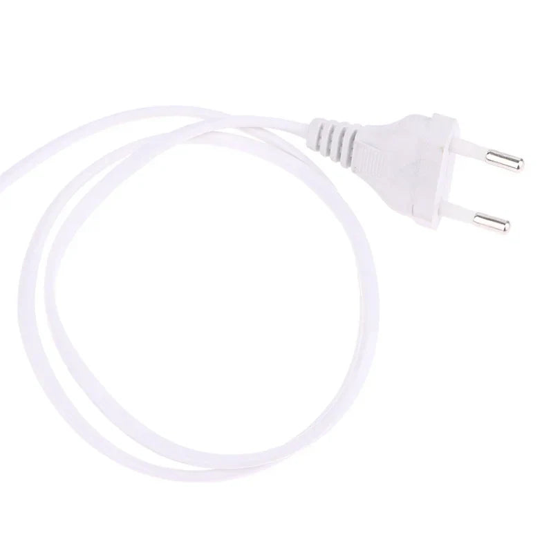 EU LED Stand Lamp Holder — E27 Bulb Plug Dome Socket with Cable Base for Table Lamps, Nightstands, and Lighting Accessories