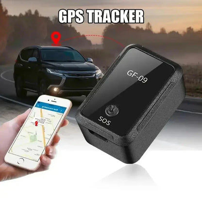 GF09 Mini GPS Tracker — Real-Time Car Locator with Voice Recording, Anti-Lost Positioner for Children, Pets & Dogs