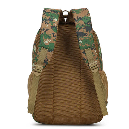 Camouflage Large-Capacity Backpack – Zipper Closure Hiking & Outdoor Adventure Travel Bag