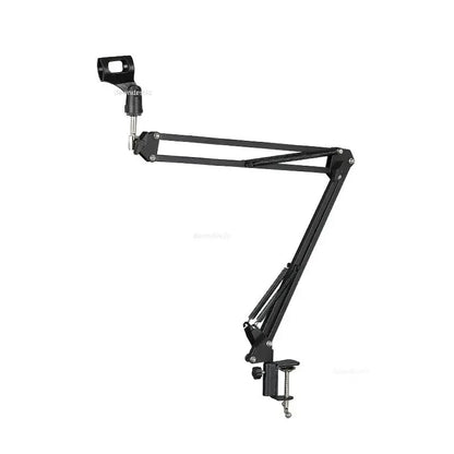 Adjustable Microphone Suspension Boom Arm Stand – Compatible with K669, K670, K658, K678, K690, Compact Mic Stand for Broadcasting