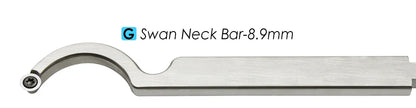 TASP Swan Neck Woodturning Tool – Carbide Insert Cutter with Aluminum Handle for Woodworking Lathe Machine