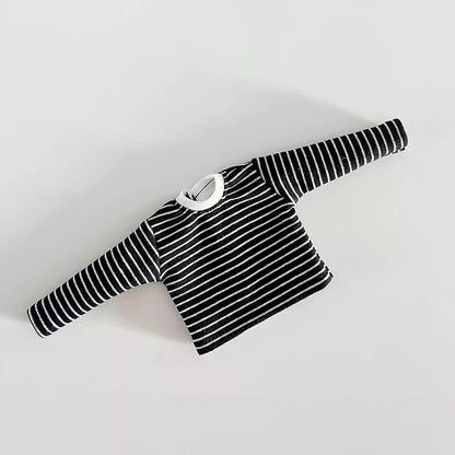 DLBell Blyth Doll Clothes – Casual Striped T-Shirt & Sweatpants Outfit for 1/6 Blyth, OB24, Azone, Pullip Dolls