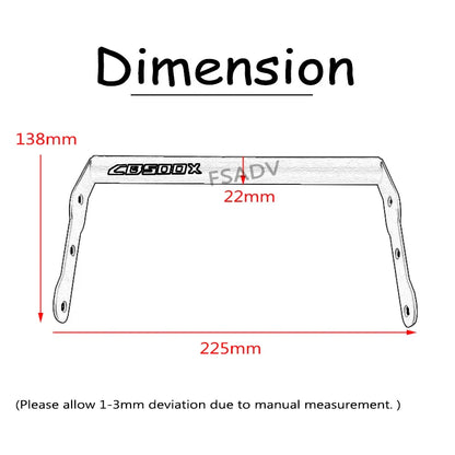 GPS & Smartphone Navigation Plate Bracket – Compatible with HONDA CB500X (2016-2023) Motorcycle Accessories