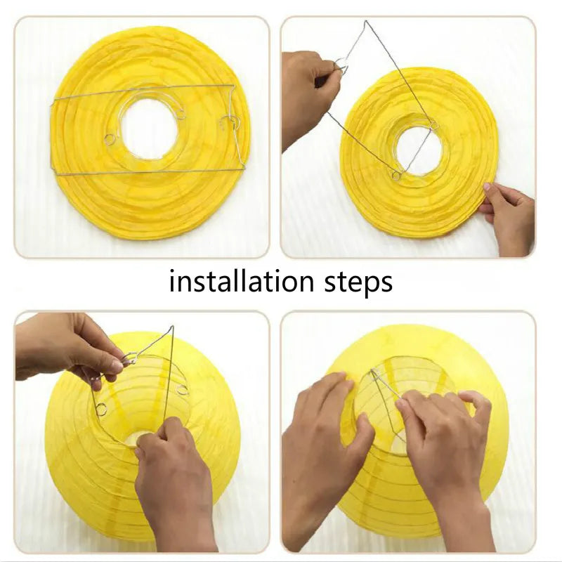 Paper Lantern Balls 10–40cm Baby Shower Birthday Wedding Party Decor DIY Craft Hanging Decoration Supplies