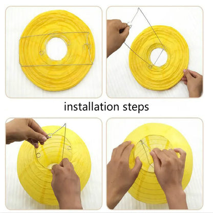 Paper Lantern Balls 10–40cm Baby Shower Birthday Wedding Party Decor DIY Craft Hanging Decoration Supplies