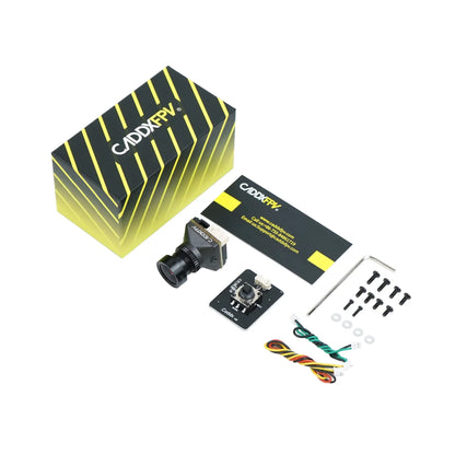 CADDXFPV Ratel Pro FPV Camera — 2.1mm Lens, NTSC/PAL Switchable, Micro Analog Drone Camera