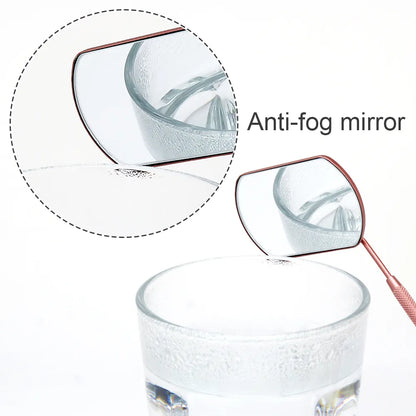 Stainless Steel Grafting Eyelash Extensions Checking Mirror - Handheld Makeup Tool for Precision - 1 Piece from Trusted Supplier