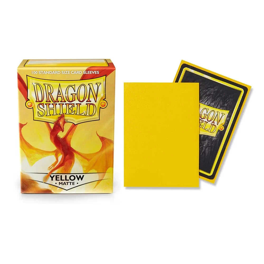 100PCS Dragon Shield Card Sleeves Box — Multicolor Matte Protectors for TCG, PTCG & Board Games