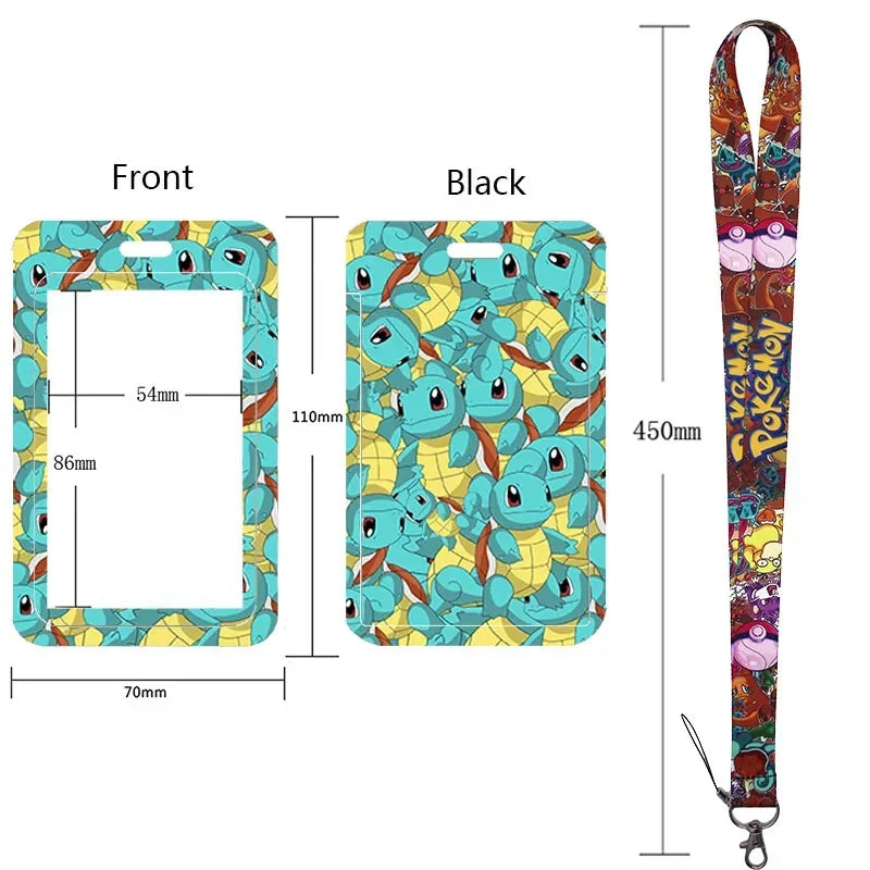 Pikachu Neck Strap Lanyard for Keys – ID Badge Holder, Keychain, Key Rings, Fashion Accessory Gift