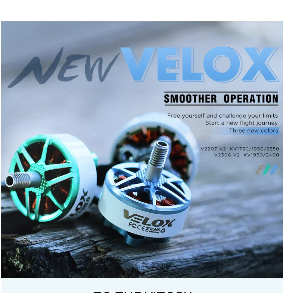 T-MOTOR T-HOBBY V2306 V2.0 5" Freestyle FPV Racing Drone Motor – 4-6S Brushless KV1950/KV2400 for FPV Freestyle