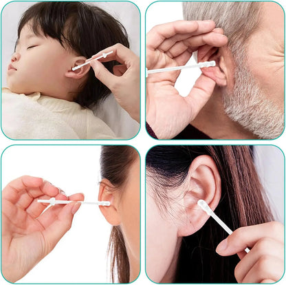 Reusable Earwax Removal Swabs - Sticky Soft Ear Cleaning Picks for Gentle Ear Care, Safe Tool for All Ages