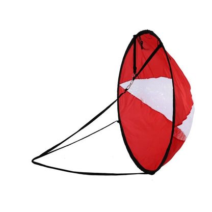 Foldable Surfling Kayak Wind Sail – SUP Paddle Board Sailing Canoe with Clear Window for Rowing Boat