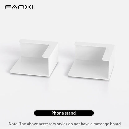 Magnetic Bulletin Board with Stand, Tabletop Metal Display Board with Magnetic Clamp for Notes, Photos & Magnet Organization