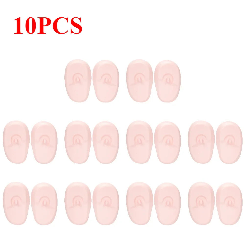 Silicone Ear Covers - Waterproof Hairdressing Ear Caps, Earmuffs for Shower, Salon, Bathing & Spa Use