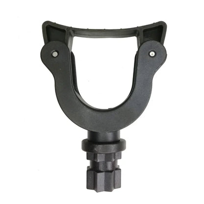 Rowing Inflatable Boat Kayak Paddle Holder Clip – Track Mounted Oar Grip Supporter, SUP Leash Plug Adapter