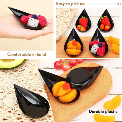20Pcs Disposable Ice Cream Cup - Plastic Fruit Candy Cake Jelly Yogurt Mousse Dessert Cup for Baking Portion Food Container