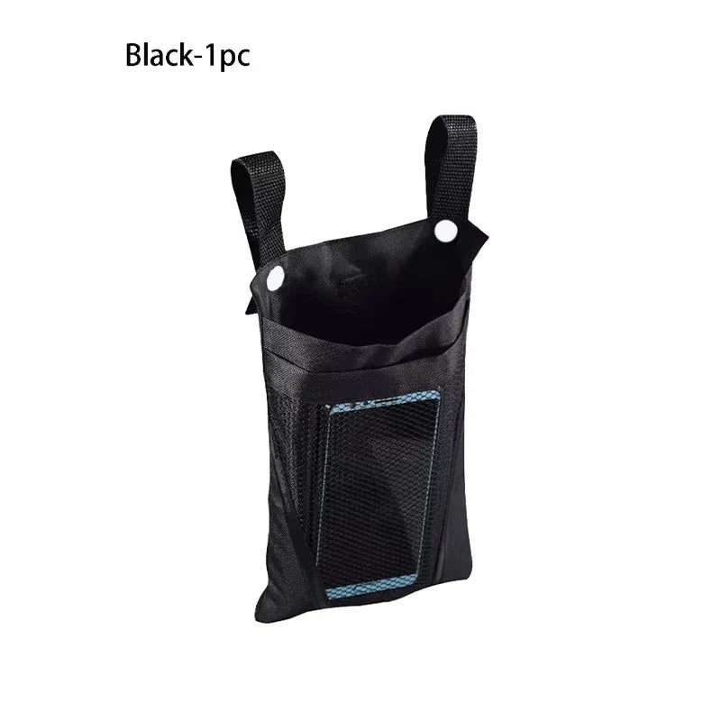 Detachable Front Bicycle Storage Bag – Large Capacity Handlebar Basket with Mobile Phone Pocket