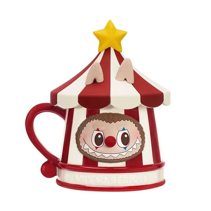 POP MART Labubu Ceramics Mug Blind Box – Why So Serious Series Cute Anime Collectible Toy & Halloween Gift