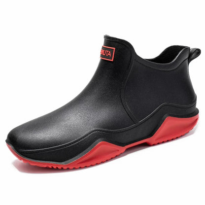 New Waterproof Rain Shoes for Women & Men – Ankle Rain Boots, Anti-Slip, Wear-Resistant, Plush for Summer & Winter