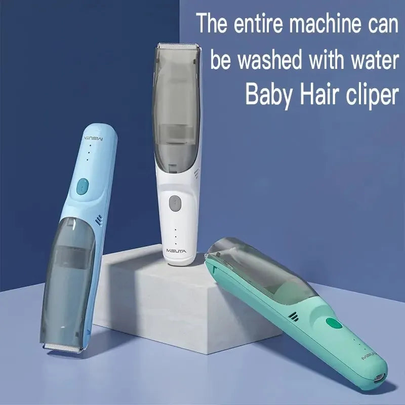 Baby Electric Hair Clipper - Hair-Absorbing Razor for Children and Adults - Waterproof Household Electric Clipper