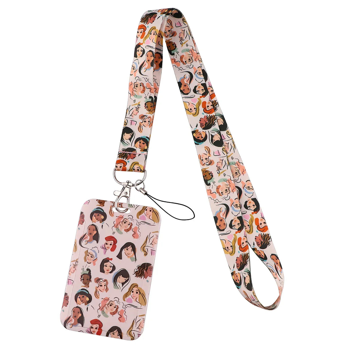 Cartoon Stitch Credential Holder Lanyard – Cute Neck Strap for Keychain, Pass & Credit Card Holder Accessories