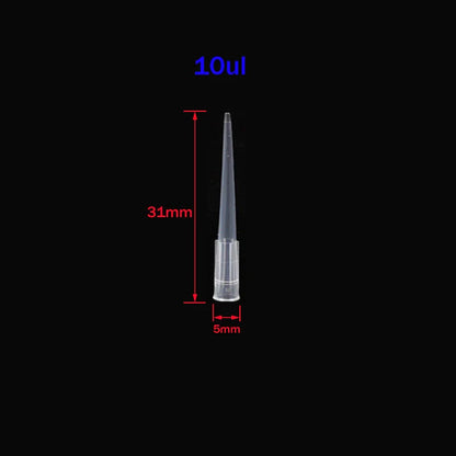 Laboratory Micropipette Tips — Disposable Plastic Pipette Tips 10µL, 200µL, 1000µL, 5mL, 10mL for Scientific Experiments