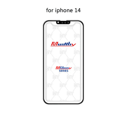 Musttby 5PCS Front Outer Glass + OCA for iPhone — 1:1 Original Touch Screen Repair for iPhone 11/12/13/14 Pro & X/XS Max