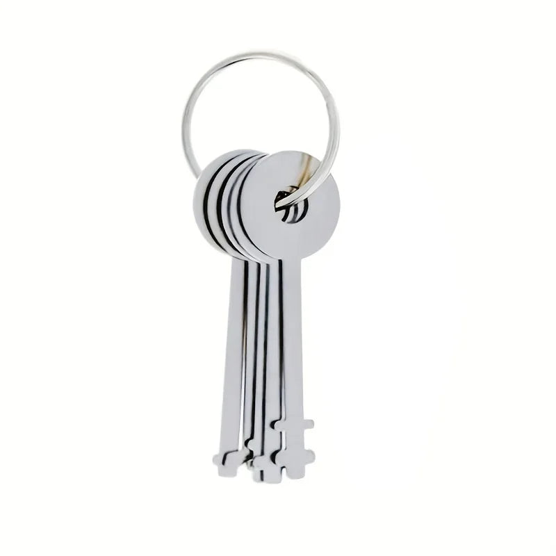 Stainless Steel Car Unlock & Repair Tool Set – Double-Sided Auto Key Replacement Accessories Kit