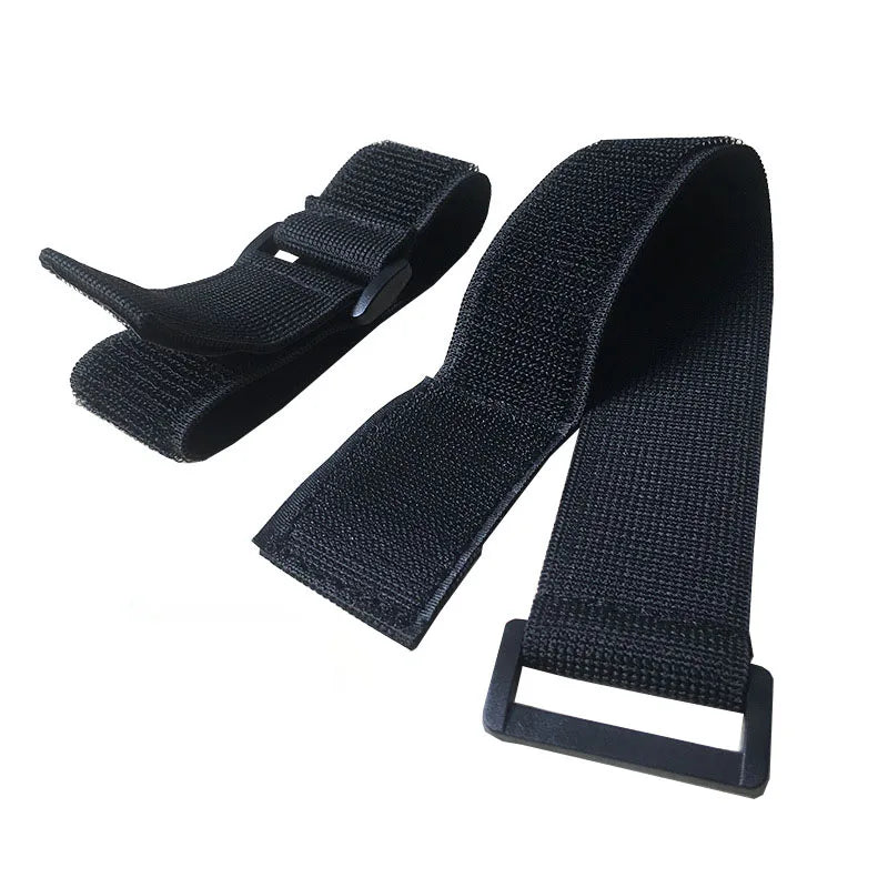 Customizable Elastic Nylon Hook & Loop Cable Ties – Reusable Magic Band Straps with Reverse Buckle Fastener