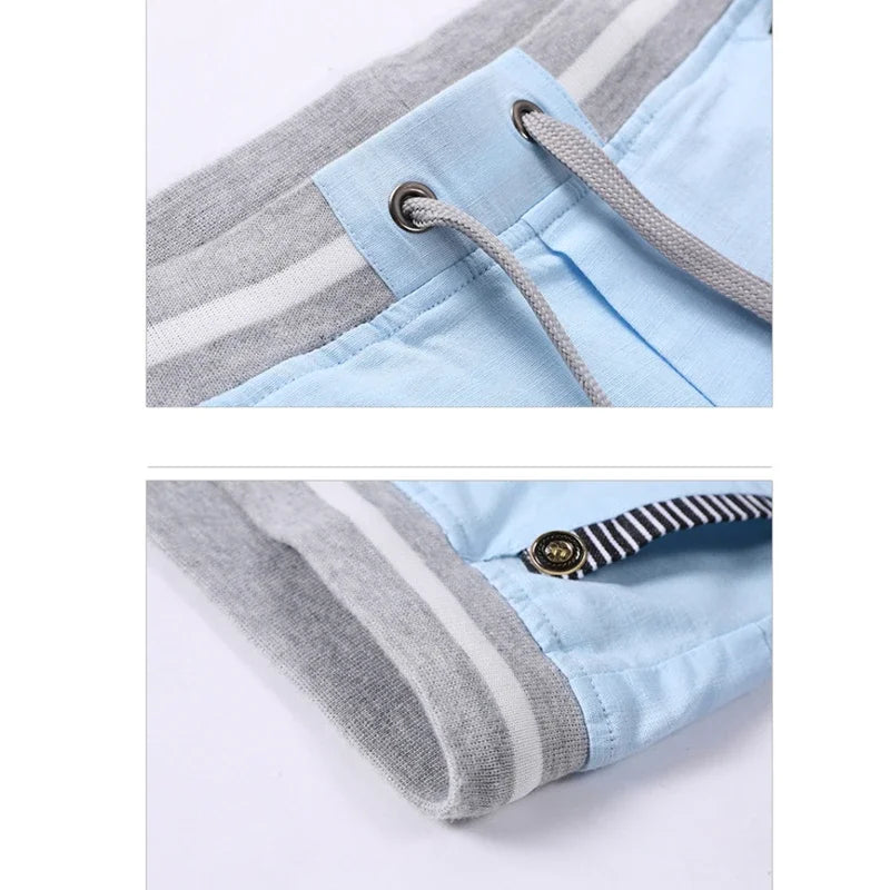 Men’s Summer Cotton Casual Shorts – Linen Bermuda Beach Shorts Plus Size 4XL Fashion Joggers