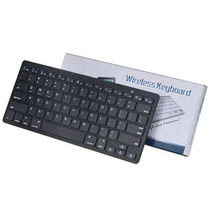 Mini Portable 78-Key Wireless Bluetooth Keyboard for PC, Tablet, iPad & Mobile Phones