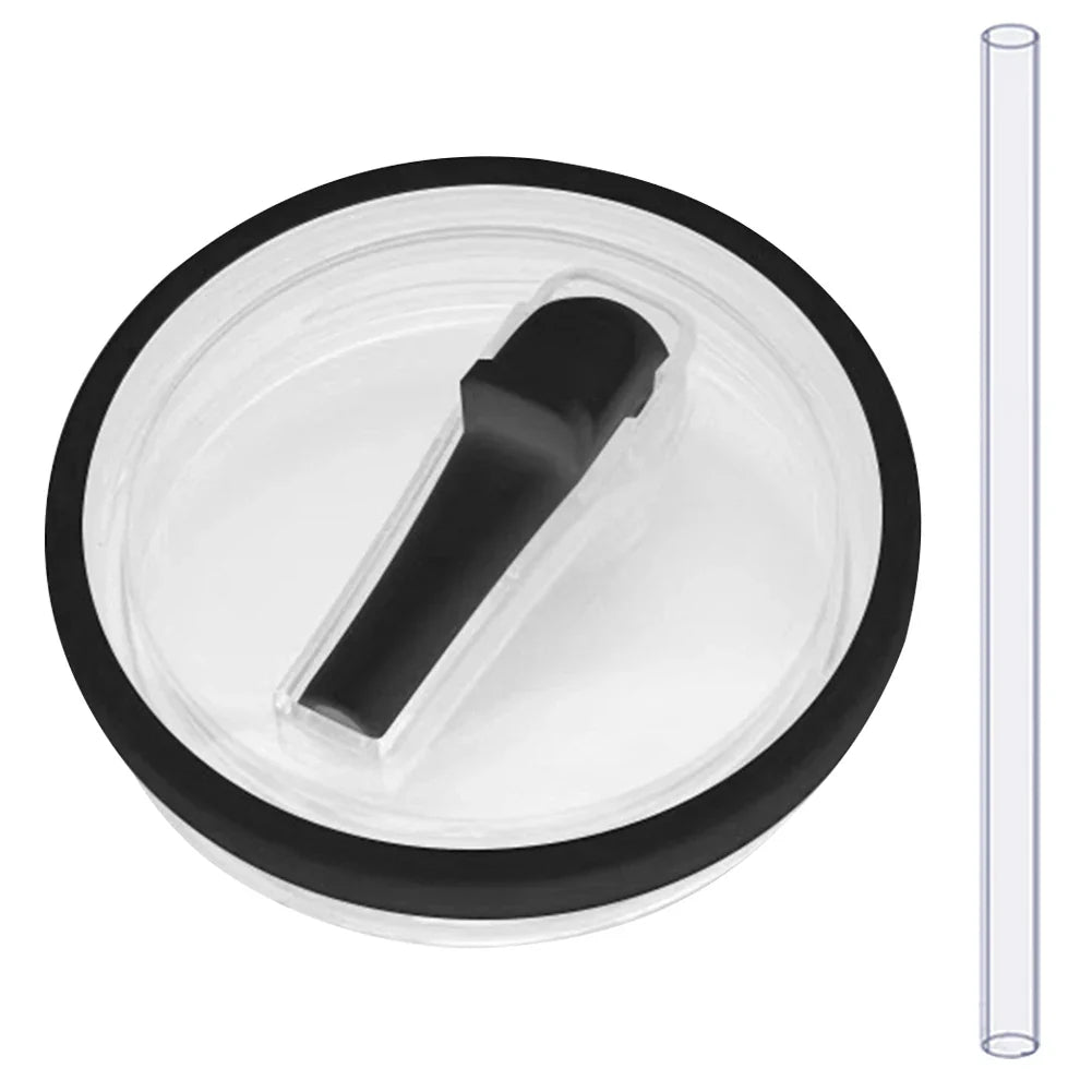 40oz Tumbler Flip Straw Lid – Spill-Proof, Reusable Replacement Cover for Stanley Cups