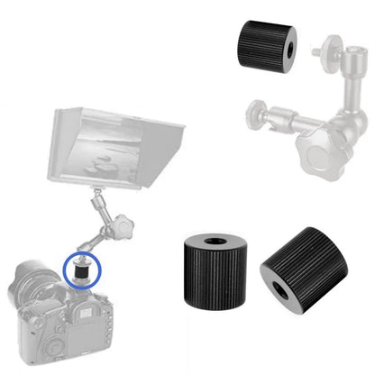 1/4 to 3/8 Inch Camera Screw Adapter - 5/8-27 Microphone Thread Converter for Tripod Ball Head Photography Accessories