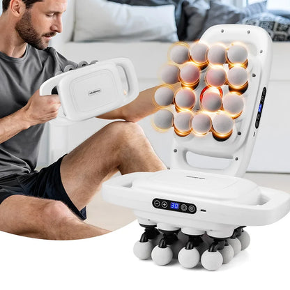 16-Head Fascia Massage Gun – High-Frequency Vibration Body Massager for Back, Waist, Neck, and Shoulders, Muscle Relief