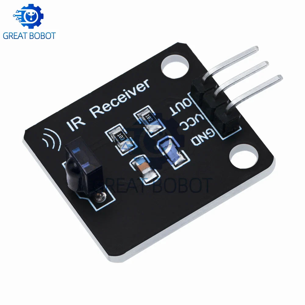 BS 1Set IR Infrared Transmitter & Receiver Module – 38kHz Digital Sensor with Remote Control for Arduino
