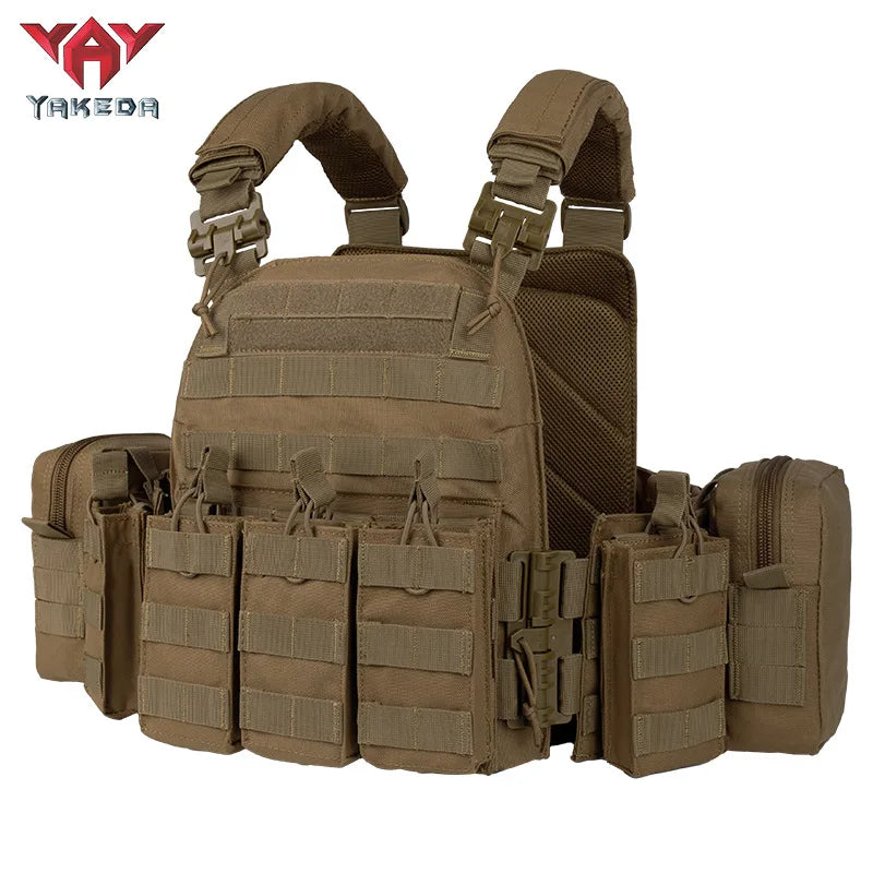YAKEDA Quick-Disassembly Training Vest – Detachable, Expandable, Comfortable, Breathable, Wear & Tear-Resistant