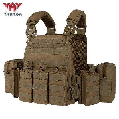 YAKEDA Quick-Disassembly Training Vest – Detachable, Expandable, Comfortable, Breathable, Wear & Tear-Resistant