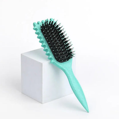 Salon Curly Hair Styling Brush – Detangling & Shaping Tool for Men’s and Women’s Curls