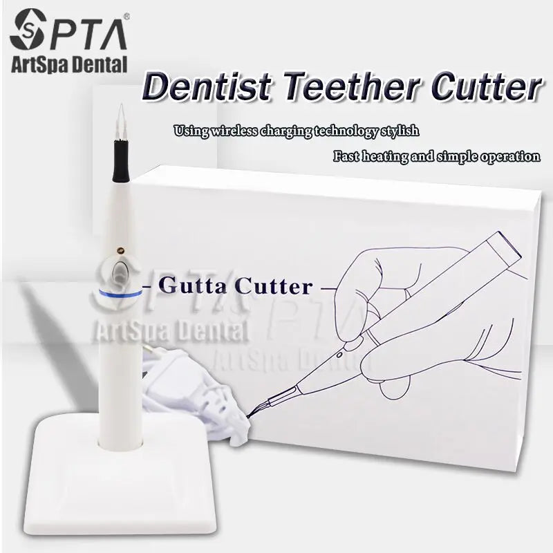 Dental Endo Gutta Percha Cutter with 4 Tips – Teeth Whitening & Oral Hygiene Dental Equipment