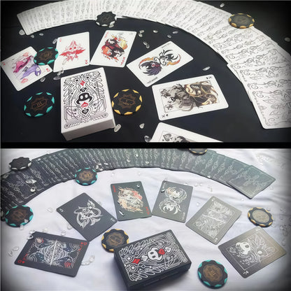 Hollow Knight Themed Playing Cards – Standard Poker Deck, Creative Family Party Board Game Cards, Portable Collectible Gift Set