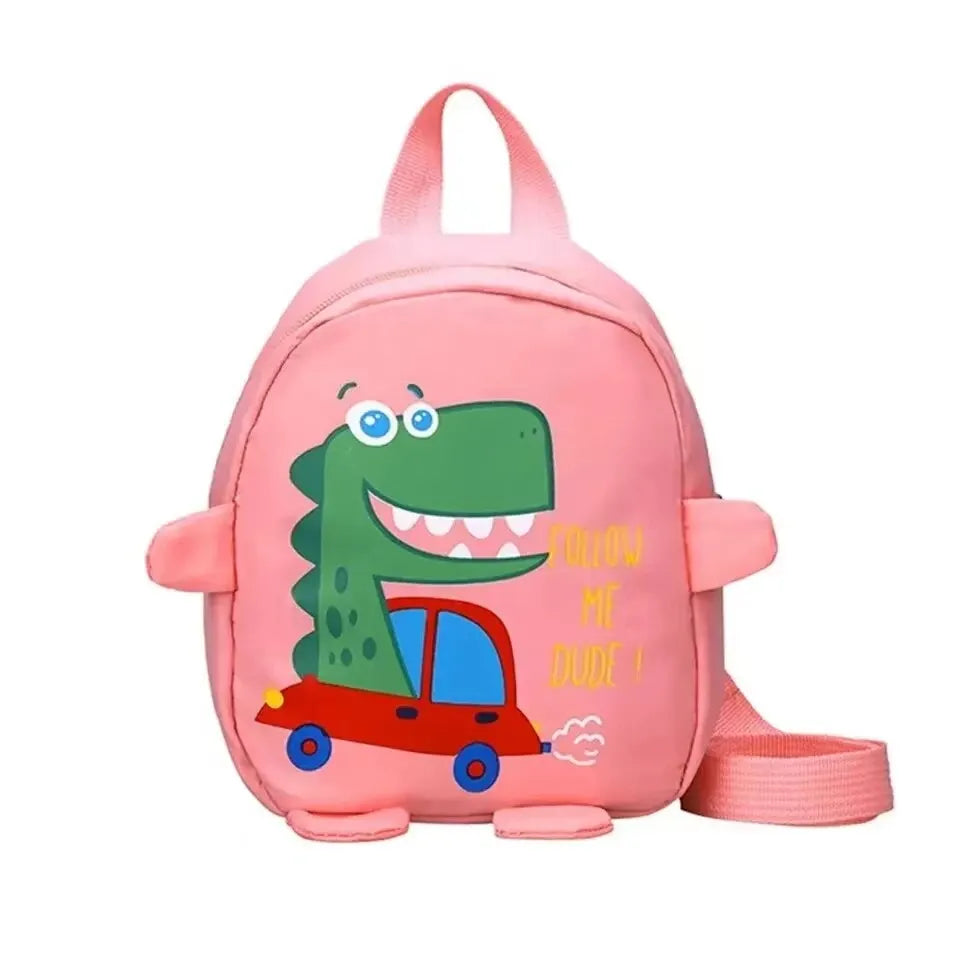 Cute Cartoon Dinosaur Kids Backpack – Anti-Lost Toddler School Bag for Kindergarten & Preschool